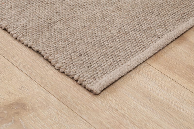 Holma Wiltonteppe 200x200 cm Kvadratisk - Beige - Tekstiler & tepper - Teppe & matte - Moderne matte - Friezematte