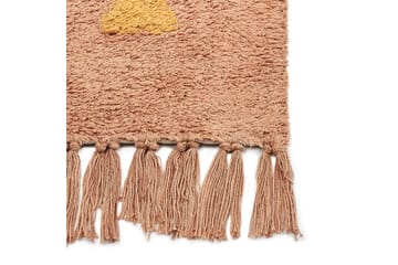 Igdir Bomullsteppe 140x200 cm - Oransje - Tekstiler & tepper - Teppe & matte - Moderne matte - Bomullsmatter