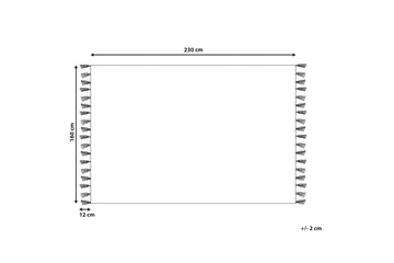Igdir Bomullsteppe 160x230 cm - Oransje - Tekstiler & tepper - Teppe & matte - Moderne matte - Bomullsmatter