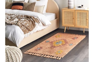 Igdir Bomullsteppe 80x150 cm - Oransje - Tekstiler & tepper - Teppe & matte - Moderne matte - Bomullsmatter