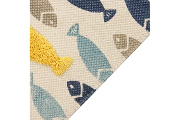 Ipuh Bomullsteppe 80x150 cm - Beige - Tekstiler & tepper - Teppe & matte - Moderne matte - Bomullsmatter