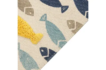 Ipuh Bomullsteppe 80x150 cm - Beige - Tekstiler & tepper - Teppe & matte - Moderne matte - Bomullsmatter