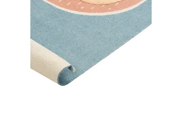 Isak Bomullsteppe 80x150 cm - Blå - Tekstiler & tepper - Teppe & matte - Moderne matte - Bomullsmatter