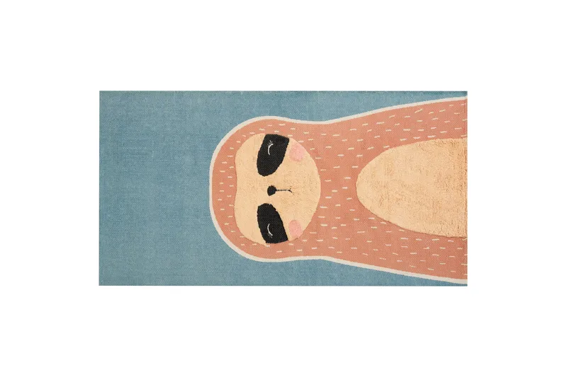 Isak Bomullsteppe 80x150 cm, Blå