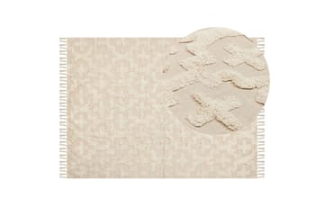 Itangar Bomullsteppe 140x200 cm - Beige - Tekstiler & tepper - Teppe & matte - Moderne matte - Bomullsmatter