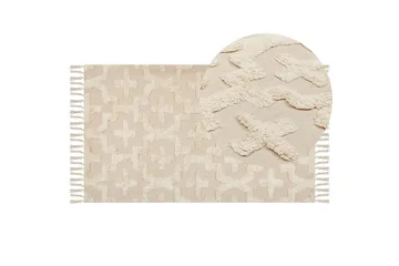 Itangar Bomullsteppe 80x150 cm - Beige - Tekstiler & tepper - Teppe & matte - Moderne matte - Bomullsmatter