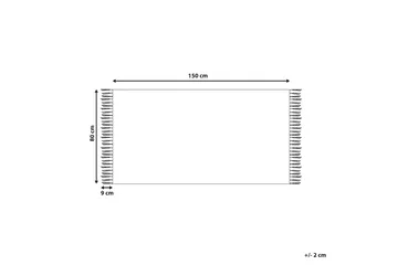 Itangar Bomullsteppe 80x150 cm - Beige - Tekstiler & tepper - Teppe & matte - Moderne matte - Bomullsmatter