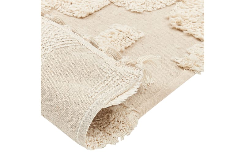 Itangar Bomullsteppe 80x150 cm - Beige - Tekstiler & tepper - Teppe & matte - Moderne matte - Bomullsmatter