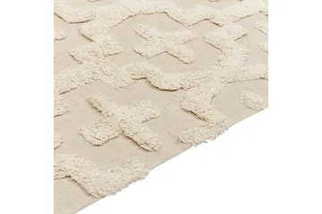 Itangar Bomullsteppe 80x150 cm - Beige - Tekstiler & tepper - Teppe & matte - Moderne matte - Bomullsmatter