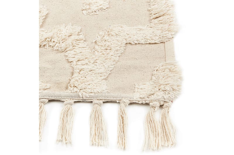 Itangar Bomullsteppe 80x150 cm - Beige - Tekstiler & tepper - Teppe & matte - Moderne matte - Bomullsmatter