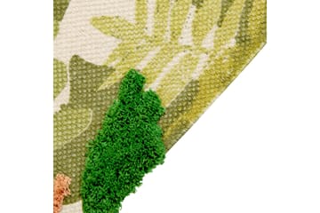 Janhto Bomullsteppe 80x150 cm - Grønn - Tekstiler & tepper - Teppe & matte - Moderne matte - Bomullsmatter