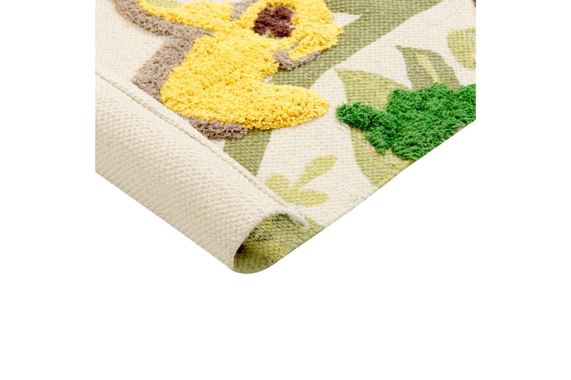 Janhto Bomullsteppe 80x150 cm - Grønn - Tekstiler & tepper - Teppe & matte - Moderne matte - Bomullsmatter