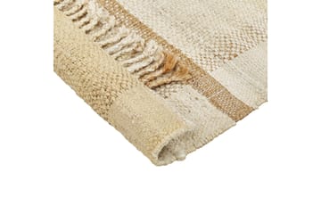 Juteteppe Yelmez 140x200 cm - Beige - Tekstiler & tepper - Teppe & matte - Moderne matte - Jutematter & hampematter
