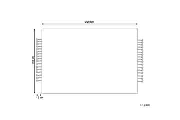Juteteppe Yelmez 140x200 cm - Beige - Tekstiler & tepper - Teppe & matte - Moderne matte - Jutematter & hampematter