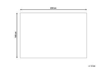 Kadapa Bomullsteppe 160x230 cm - Gul - Tekstiler & tepper - Teppe & matte - Moderne matte - Bomullsmatter