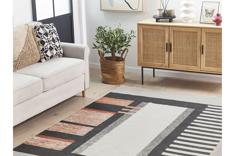 Kakinada Ryeteppe 140x200 cm - Beige - Tekstiler & tepper - Teppe & matte - Moderne matte - Ryetepper