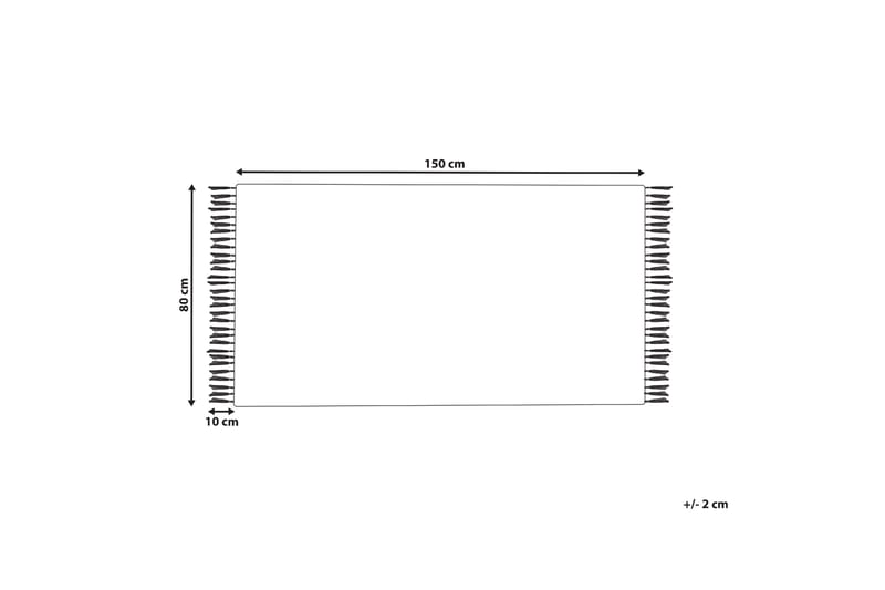 Kalfa Juteteppe 80x150 cm - Beige - Tekstiler & tepper - Teppe & matte - Moderne matte - Jutematter & hampematter