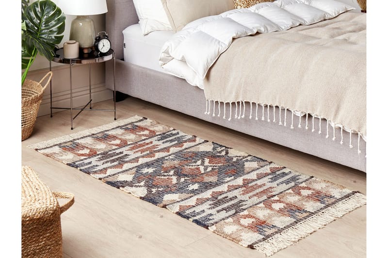 Kalfa Juteteppe 80x150 cm - Beige - Tekstiler & tepper - Teppe & matte - Moderne matte - Jutematter & hampematter
