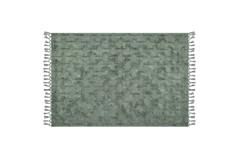 Kars Ryeteppe 140x200 cm, Grønn