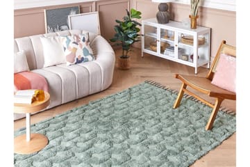 Kars Ryeteppe 140x200 cm - Grønn - Tekstiler & tepper - Teppe & matte - Moderne matte - Ryetepper