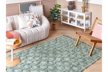 Kars Ryeteppe 140x200 cm - Grønn - Tekstiler & tepper - Teppe & matte - Moderne matte - Ryetepper