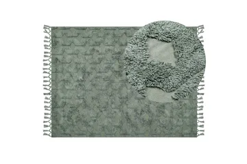 Kars Ryeteppe 160x230 cm - Grønn - Tekstiler & tepper - Teppe & matte - Moderne matte - Ryetepper