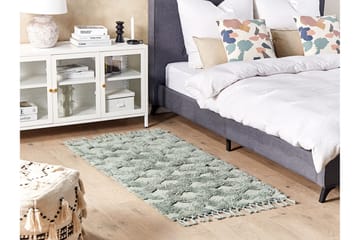 Kars Ryeteppe 80x150 cm - Grønn - Tekstiler & tepper - Teppe & matte - Moderne matte - Ryetepper