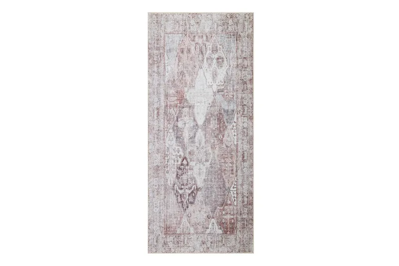 Kashan Wiltonteppe 80x200 cm Oval, Krem