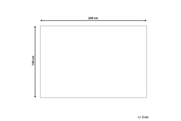 Katra Bomullsteppe 140x200 cm - Gul - Tekstiler & tepper - Teppe & matte - Moderne matte - Bomullsmatter