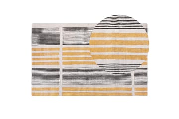Katra Bomullsteppe 140x200 cm - Gul - Tekstiler & tepper - Teppe & matte - Moderne matte - Bomullsmatter