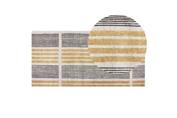 Katra Ryeteppe 80x150 cm - Gul - Tekstiler & tepper - Teppe & matte - Moderne matte - Ryetepper