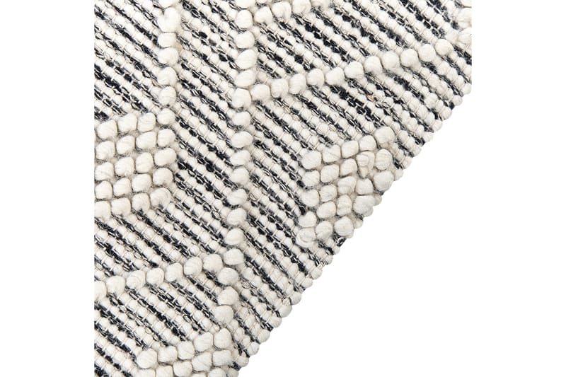 Kavak Ullteppe 160x230 cm - Svart/hvit - Tekstiler & tepper - Teppe & matte - Moderne matte - Ullteppe