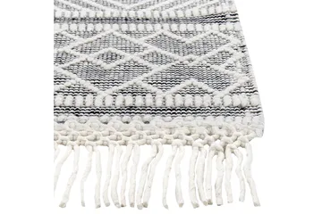 Kavak Ullteppe 160x230 cm - Svart/hvit - Tekstiler & tepper - Teppe & matte - Moderne matte - Ullteppe