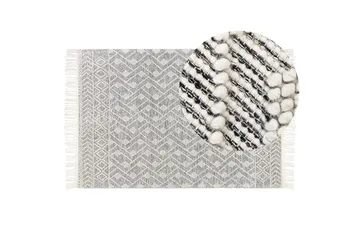 Kavak Ullteppe 160x230 cm - Svart/hvit - Tekstiler & tepper - Teppe & matte - Moderne matte - Ullteppe