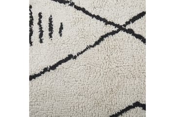 Kebir Bomullsteppe 80x150 cm - Svart/hvit - Tekstiler & tepper - Teppe & matte - Moderne matte - Bomullsmatter