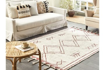 Kenitra Bomullsteppe 160x230 cm - Svart/hvit - Tekstiler & tepper - Teppe & matte - Moderne matte - Bomullsmatter