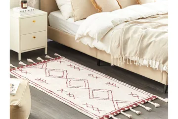 Kenitra Bomullsteppe 80x150 cm - Svart/hvit - Tekstiler & tepper - Teppe & matte - Moderne matte - Bomullsmatter