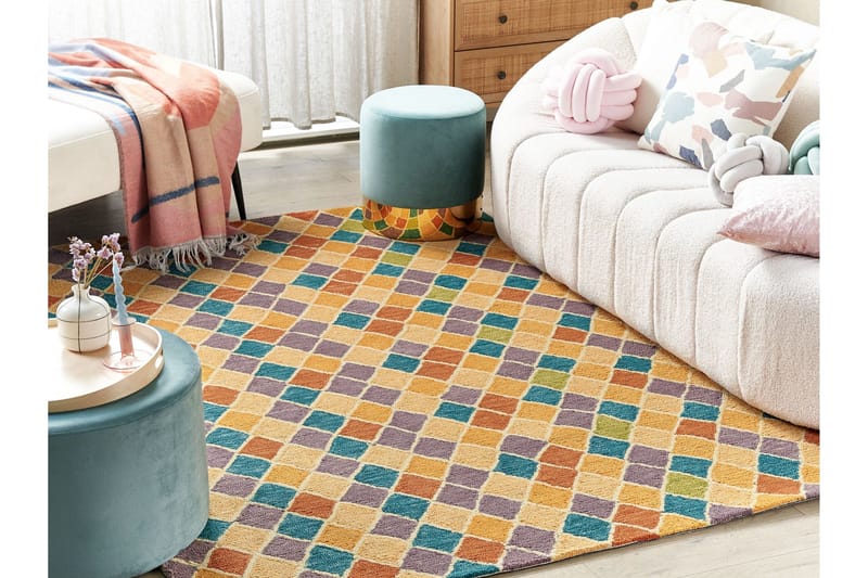 Keskin Ullteppe 160x230 cm - Beige - Tekstiler & tepper - Teppe & matte - Moderne matte - Ullteppe