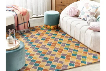 Keskin Ullteppe 160x230 cm - Beige - Tekstiler & tepper - Teppe & matte - Moderne matte - Ullteppe