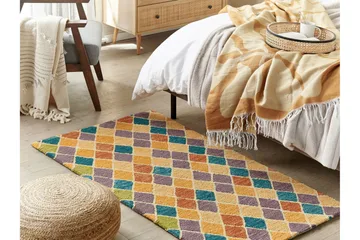 Keskin Ullteppe 80x150 cm - Beige - Tekstiler & tepper - Teppe & matte - Moderne matte - Ullteppe