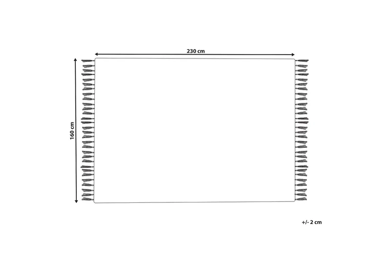 Kestel Ullteppe 160x230 cm - Beige - Tekstiler & tepper - Teppe & matte - Moderne matte - Ullteppe