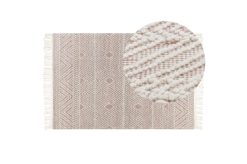 Kestel Ullteppe 160x230 cm - Beige - Tekstiler & tepper - Teppe & matte - Moderne matte - Ullteppe