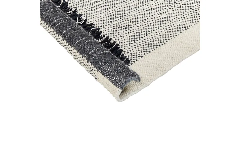 Ketenli Ullteppe 140x200 cm - Svart/hvit - Tekstiler & tepper - Teppe & matte - Moderne matte - Ullteppe