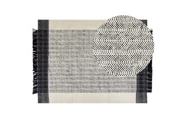 Ketenli Ullteppe 160x230 cm - Svart/hvit - Tekstiler & tepper - Teppe & matte - Moderne matte - Ullteppe
