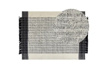 Ketenli Ullteppe 160x230 cm - Svart/hvit - Tekstiler & tepper - Teppe & matte - Moderne matte - Ullteppe