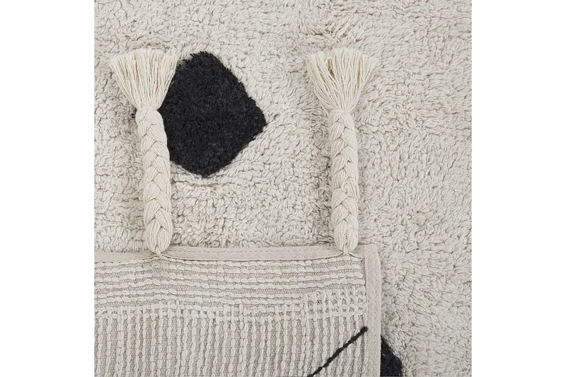 Khemisset Bomullsteppe 160x230 cm - Svart/hvit - Tekstiler & tepper - Teppe & matte - Moderne matte - Bomullsmatter