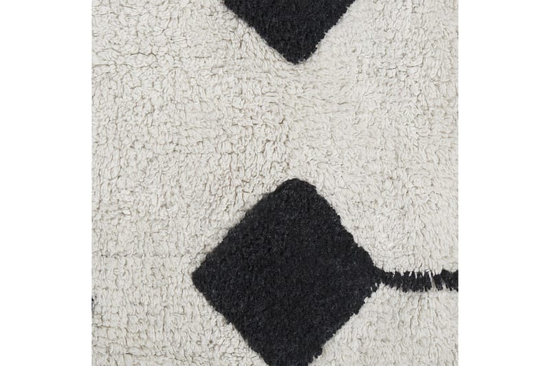 Khemisset Bomullsteppe 80x150 cm - Svart/hvit - Tekstiler & tepper - Teppe & matte - Moderne matte - Bomullsmatter