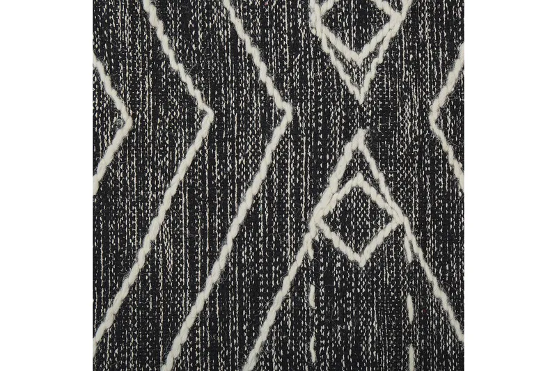 Khenifra Bomullsteppe 140x200 cm - Svart/hvit - Tekstiler & tepper - Teppe & matte - Moderne matte - Bomullsmatter