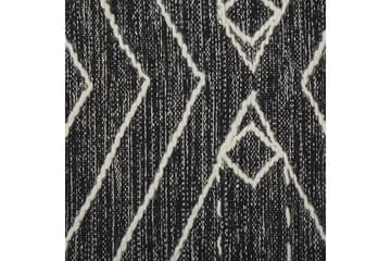 Khenifra Bomullsteppe 160x230 cm - Svart/hvit - Tekstiler & tepper - Teppe & matte - Moderne matte - Bomullsmatter