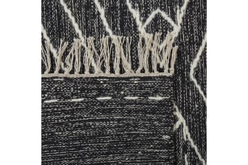 Khenifra Bomullsteppe 160x230 cm - Svart/hvit - Tekstiler & tepper - Teppe & matte - Moderne matte - Bomullsmatter